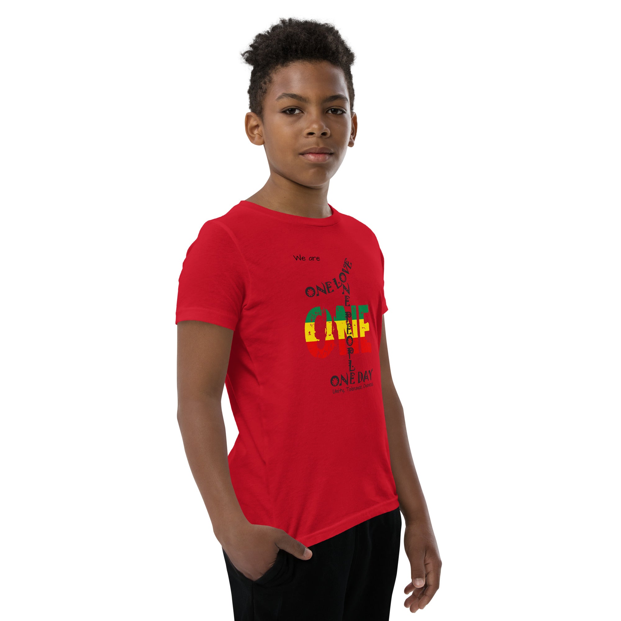 The Number 1 T-shirt - Youth Short Sleeve T-shirts-M